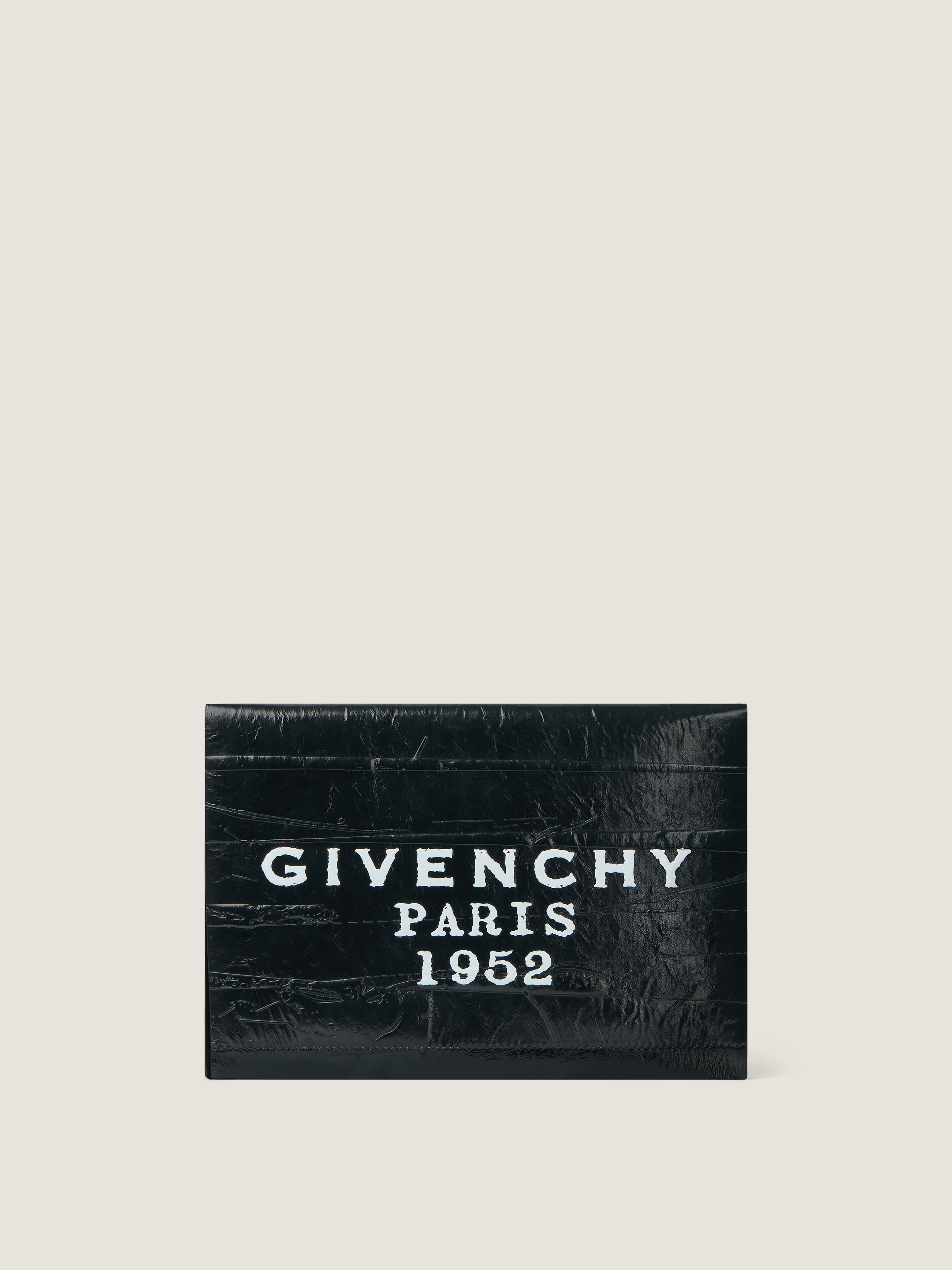 GIVENCHY Paris 1952 pochette in leather